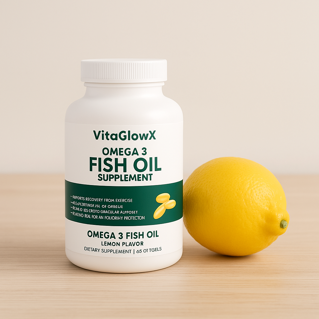 Omega 3 Fish Oil Supplement (60 Softgels)