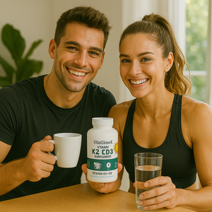 Vitamin K2 + D3 Supplement (60 Capsules)