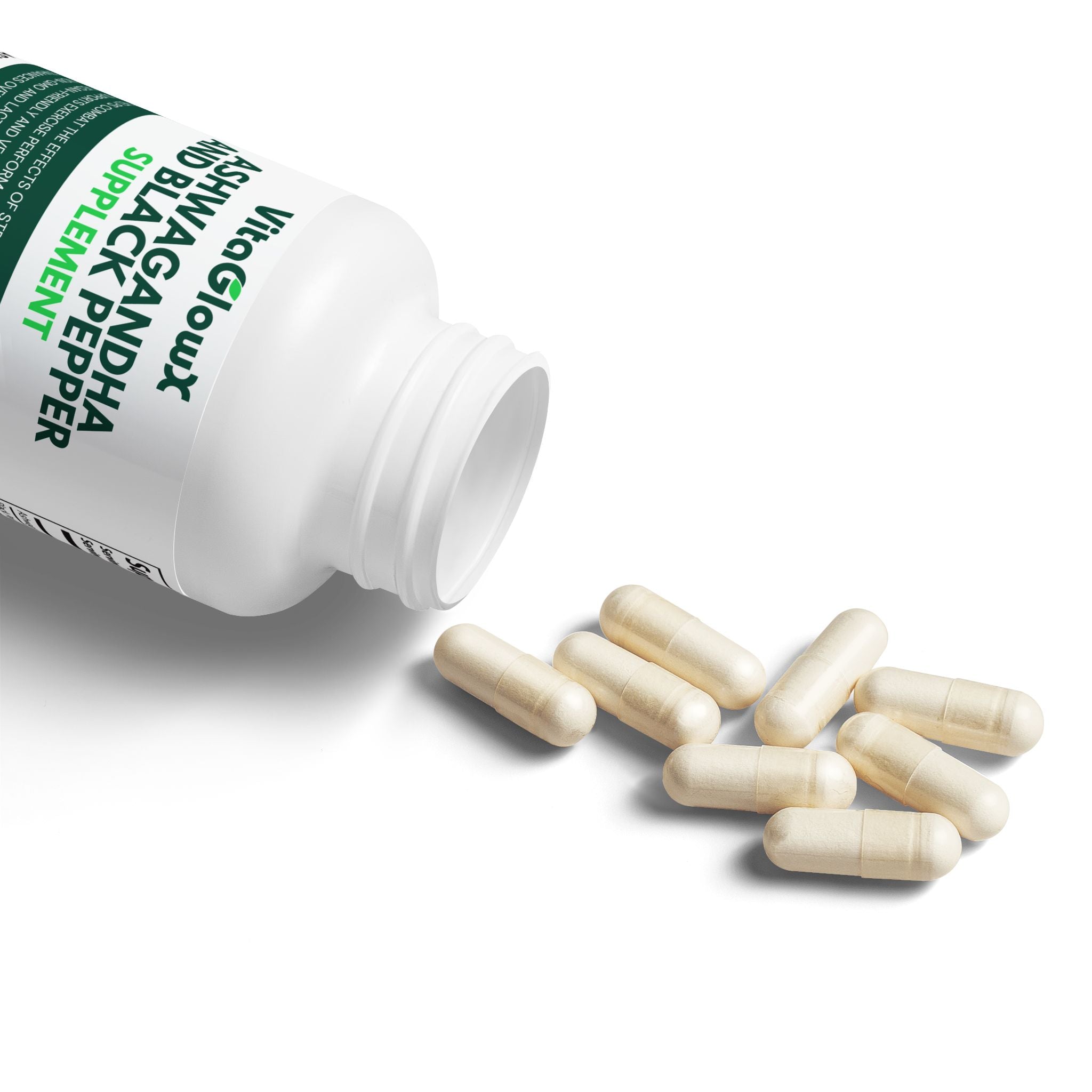 Ashwagandha and Black Pepper Supplement (60 capsules)