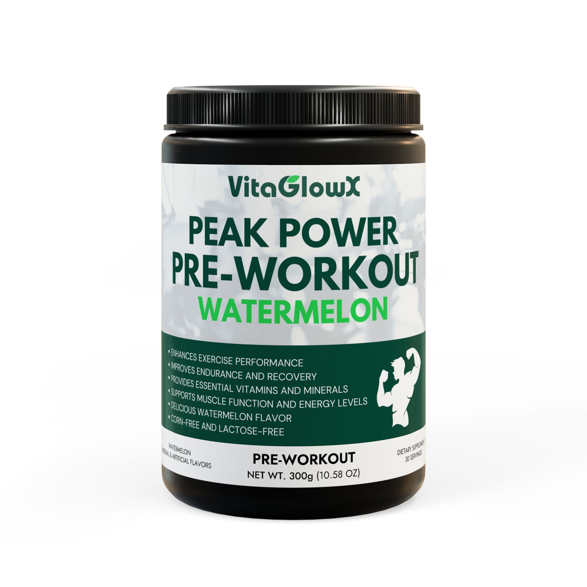 Pre-Workout Supplement, Watermelon (300g, 10.58oz)