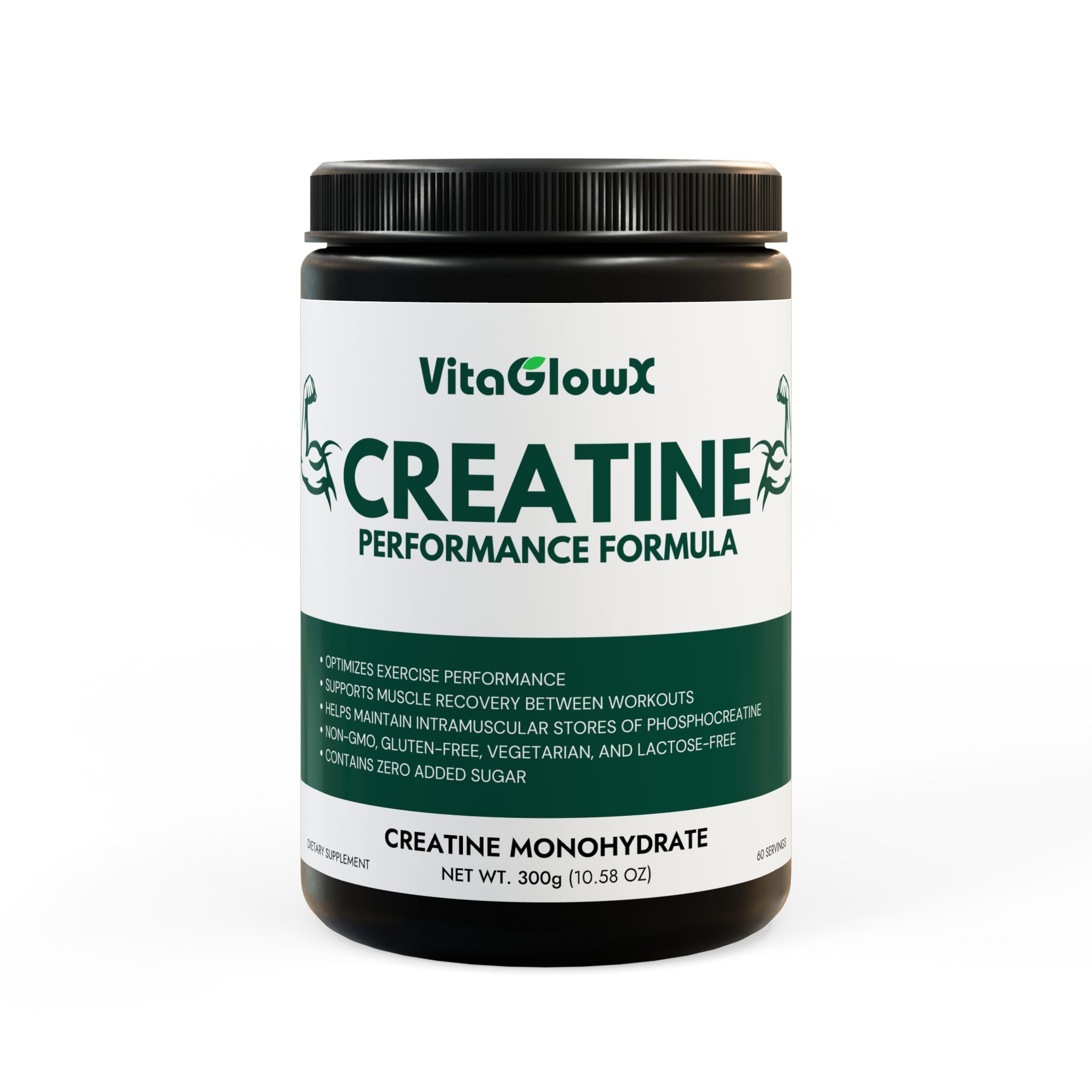 Creatine Monohydrate Supplement (300g, 10.58oz)