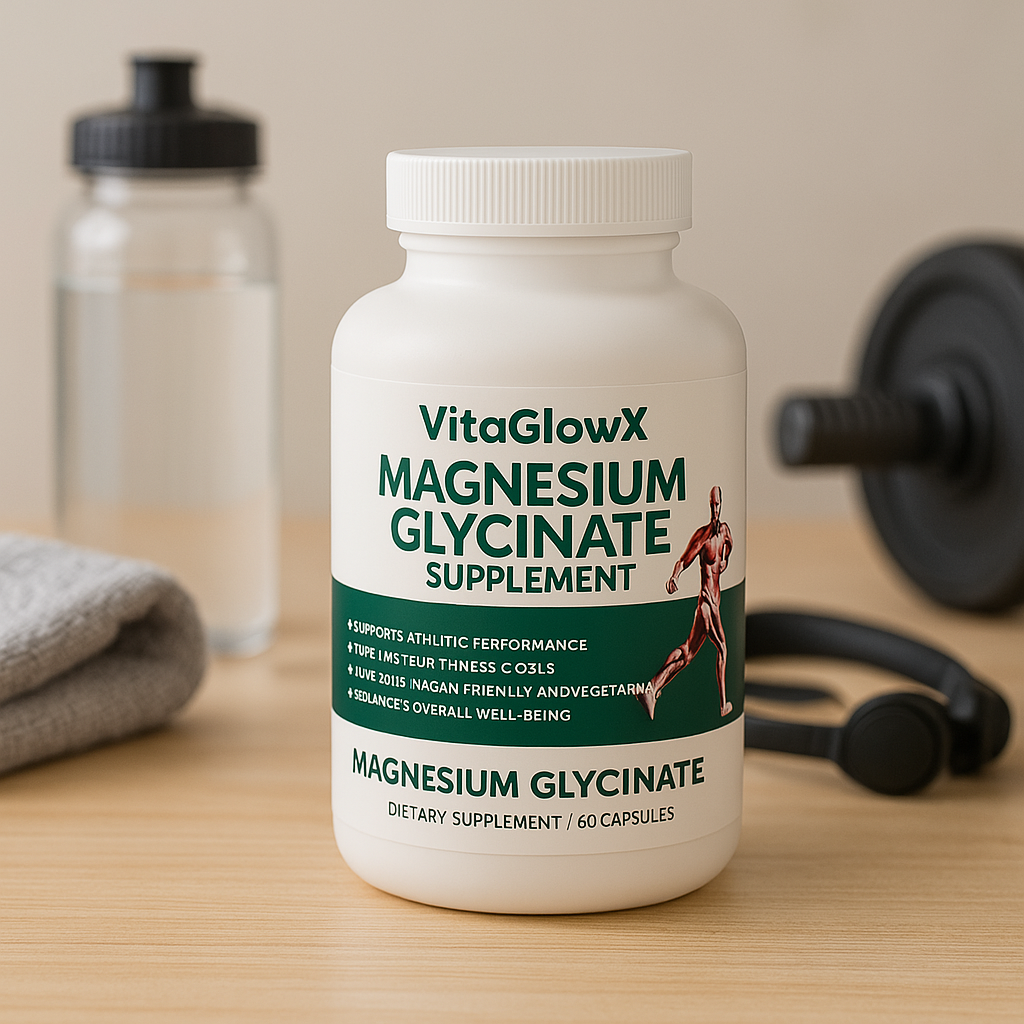 Magnesium Glycinate Supplement (60 Capsules)